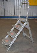 1 x Little Giant 4 tread Step Ladder - Ref FE194 WH - CL480 - Location: Nottingham NG15THIS IS A