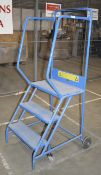 1 x Industrial Step Ladders - Height 75cm - Ref FE274 - CL480 - Location: Nottingham NG15