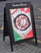1 x Double-Sided Advertising A Board - Dimensions: W80 x H125cm - CL470 - Location: Crawley