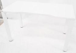 1 x GRESHAM Premium Office Desk In White - Dimensions W120/D60/H74cm - Ref CBU87 - CL437 - Location: