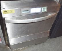 1 x Winterhalter UC-M Undercounter Glass Washer With Stainless Steel Finish - H75 x W60 x D70