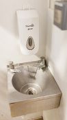 1 x Stainless Steel Hand Wash Sink Basin With Soap Dispenser - Ref PA - CL463 - Location: