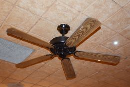 5 x Ceiling Mounted 5 Blade Fans - Approx 100cm in Diameter - CL470 - Location: Crawley RH10Please