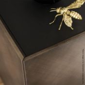1 x CATTELAN 'Arizona' Extra Clear Moka Painted Glass Sideboard Top - Original RRP £168.00