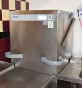1 x Winterhalter PT-M Passthrough Dishwasher With Stainless Steel Finish - 3 Phase - H220 x W63 x