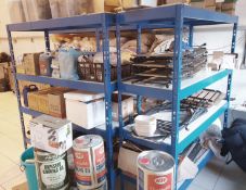 2 x Single Bays Of Racking - Dimensions: 160cm x 60 x h186cm Each *Contents not included* No Reserve