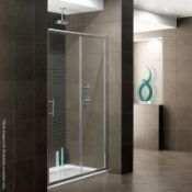 1 x Arley Ralus 6mm / 1600mm Sliding Shower Enclosure Door - New & Boxed Stock - CL406 - Location: B