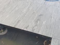 180 x Raised Access Flooring Panels With Riser Feet - Each Panel Measures 60 x 60 cms - Suitable For