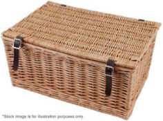 8 x Assorted Rustic Wicker Hampers - Ex-Display, Removed From A Leading Patisserie In London -