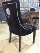 6 x HOUSE OF SPARKLES Luxury Vintage-style 'LION' Button-Back Dining Chairs