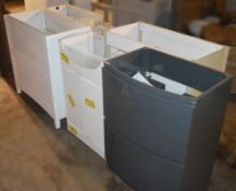 6 x Assorted Bathroom Cabinets - Various Colours - All Ex-Display Pieces - CL269 - Location: Bolton