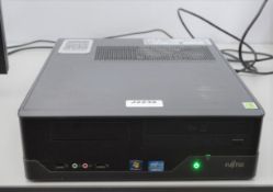1 x Fujitsu Esprimo E400 E85+ SFF Desktop Computer - Features Intel Core i3 3220 3.3GHz
