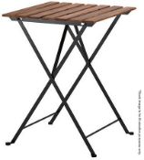 3 x Ikea 'Tarno' Folding Outdoor Tables - 55x54xH70cm **£5 Start - No Reserve**