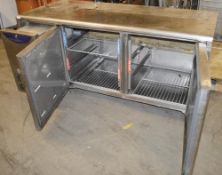 1 x Williams HE2U 2-Door Undercounter Commercial Refrigerator - Dimensions: W181 x D78 x H87cm - Low