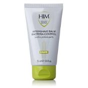 Approx 120 x HIM Intelligent Grooming Solutions - 75ml AFTERSHAVE BALM BACTERIA CONTROL - Unused Box
