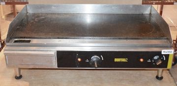 1 x Buffalo G791 Extra Wide Countertop Griddle - Dimensions: 241(H) x 742(W) x 462(D)mm - Used,