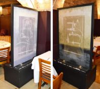 4 x Decorative Table Divider Partitions With Under Lighting - Location: Bolton BL1