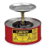 1 x Justrite 0.9Litre / 1 Quart Plunger Can - CL185 - Ref: C4/10108
