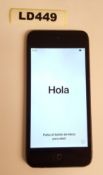 1 x APPLE IPOD TOUCH 6th GEN 16GB IN Dark Space Gray A1574 - LD449 BR - CL461 - Location: Altrincham