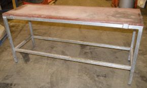 1 x Commercial 1.8m Butchers Block With Stainless Steel Base - Dimensions: 183x61xH87cm - £1 Start
