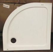 1 x MIRA Branded Quadrant Shower Tray - Dimensions: 800x800mm - Ref: Ma354 - £1 Start, No Reserve
