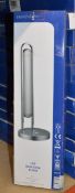 2 x Searchlight Desk Partner LED Fold Down Lamps in Red With Push Switch - New Boxed Stock - CL323 -