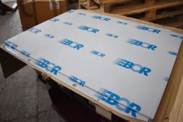 1 x Neff / Ebor Kitchen Splashback With Stainless Steel Finish - New and Unused - 65 x 90 cms -