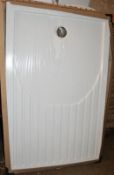 5 x Walk In Rectangular Shower Trays In White - Dimensions: 1400 x 900mm - New & Sealed Stock - CL26