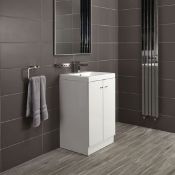 10 X ALPINE DUO 500 FLOOR STANDING VANITY UNIT - GLOSS WHITE - BRAND NEW