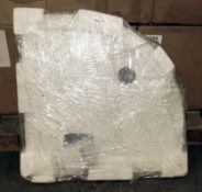 1 x Stone Quadrant Shower Tray - Dimensions: 800x800mm - Unused Sealed Stock - £1 Start, No Reserve