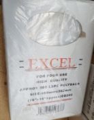 Approx 1000 x EXCELL Branded High Quality LDPE Polybags 250x282mm - For Food Use - Sealed Boxed Sto