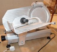 1 x Professional Meat Slicer (Model Fac 300 CL) - Made In Italy - Dimensions: W65 x D55 x H40cm -