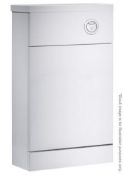 1 x Kobe 500mm White Back To Wall Unit With Worktop - New & Boxed Stock - CL406 - Location: Bolton B