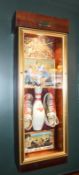 1 x Americana Wall Mounted Illuminated Display Case - RENO 10 PIN BOWLING - Includes Various Images,
