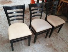 3 x Restaurant Dining Chairs - Ref: WH1 - CL011 - Location: Altrincham WA14