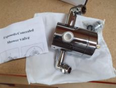 1 x Minimalist Exposed Shower Valve - EVM1001 - Low Start, No Reserve - Unused Stock - Ref: DSY153 -