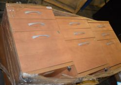 3 x Matching Office Drawer Units With A Beach Finish - Dimensions: W40 x D58 x H59cm - Low Start, No