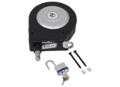 1 x Lippert Toylok 15' Retractable Cable System Locks - Anti Theft Device For Motorhomes and