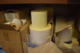Approx 30 x Rolls of Thermal Printer Labels