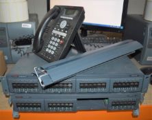 2 x Avaya IP500 V2 IP IP VOID Business Telephone System With Combi Cards and 16 x Avaya 1408 Digital