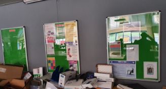 5 x Office Noticeboards With Acrylic Fronts - CL529 - Location: Wakefield WF2IMPORTANT INFORMATION