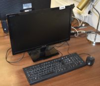 1 x Philips Brilliance 224CL 22 Inch LED Gaming Monitor With Cables, Keyboard and Mouse Set
