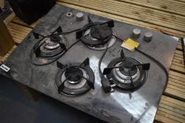 1 x Electric Cooking Hob With Glass Surface and Four Cooking Hobs - 50 x 69 cms - Ref 388 -