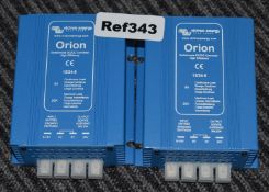2 x Victron Energy Orion Switchmode DC/DC High Efficiency Condverters 12/24-8 - Model ORI122408020 -