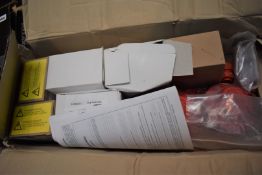 Assorted Collection of Safety Equipment Including Exit Signs, Fire Alarms, Call Points and