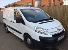 2008 Citroen Dispatch  1000 1.6 HDI 90 6 Door Panel Van- CL505 - NO VAT ON THE HAMMER - Location: