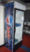 1 x Pepsi Max Upright Display Chiller - CL529 - Location: Wakefield WF2