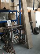 5 x Builders Trestles and 3 x 10 Foot Scaffolding Boards - CL501 - CL501 - Location: Warrington