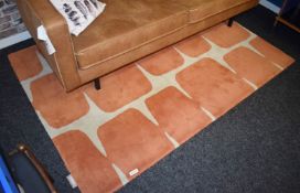 1 x Scion Lohko Poppy Designer Handmade Carpet Rug - Made From 100% Wool Yarn - 140 x 200 cms