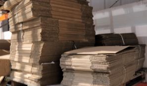 Approximately150 x Cardboard Boxes - New and Unused - Sizes 30x30x30cm / 61x31x20 cms - Ref 416-